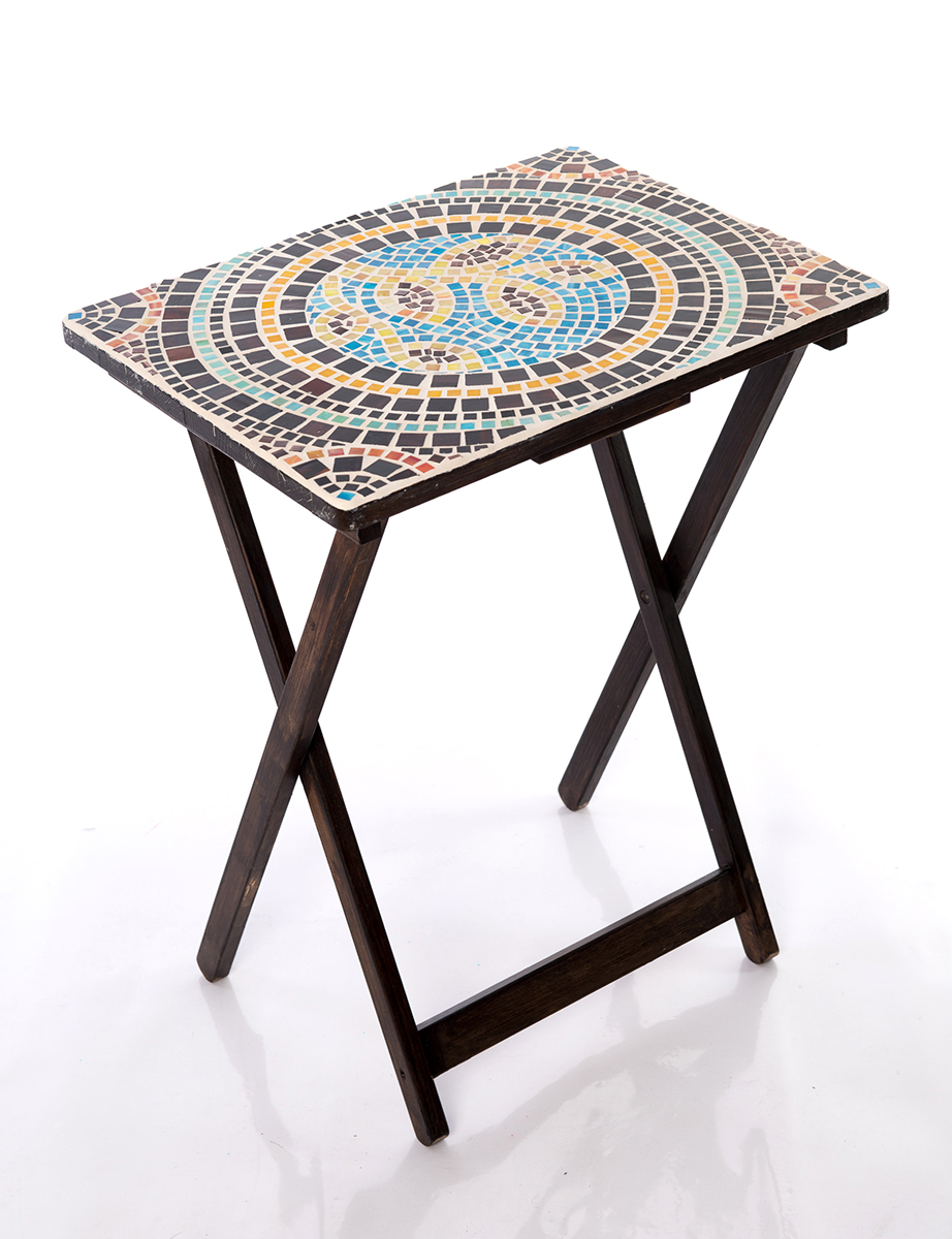 Upcycling, Glasmosaik, Beistelltisch