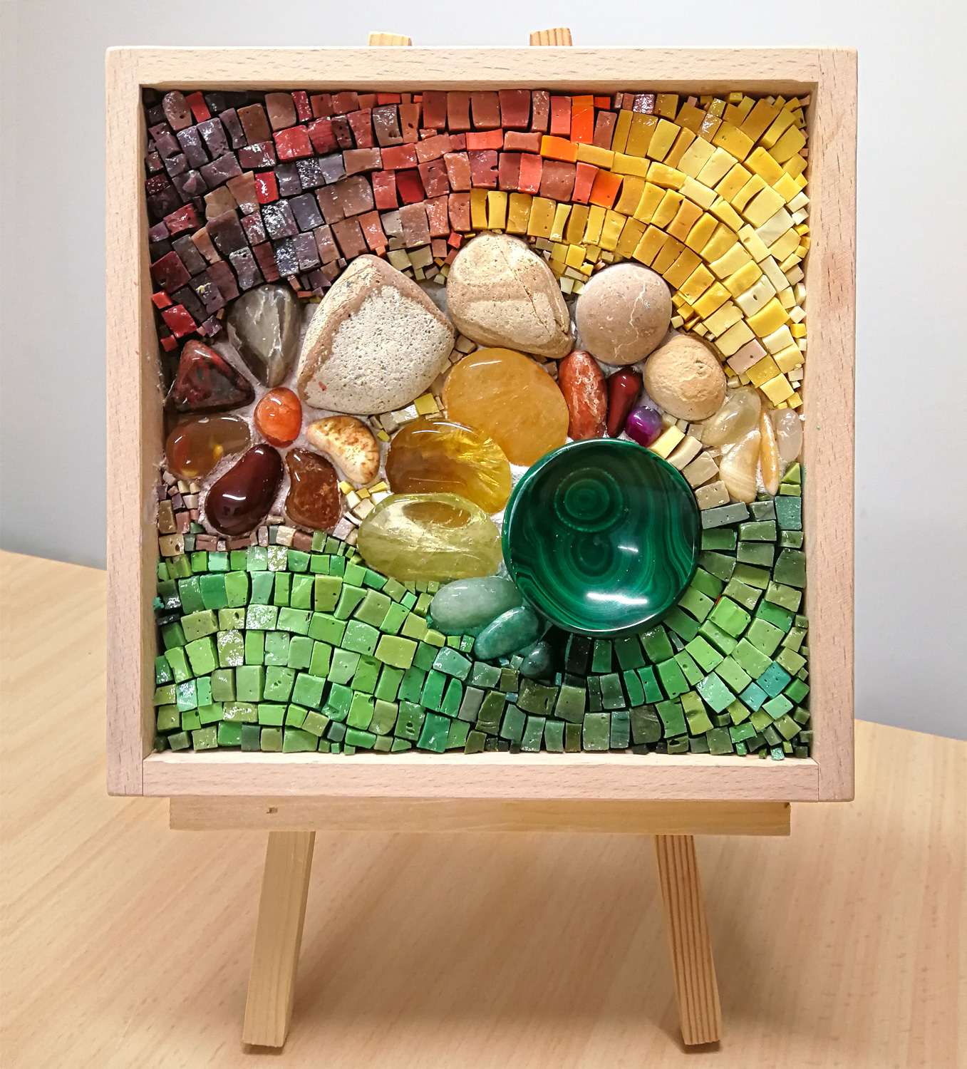 Smalten-Materialmix, Frühling